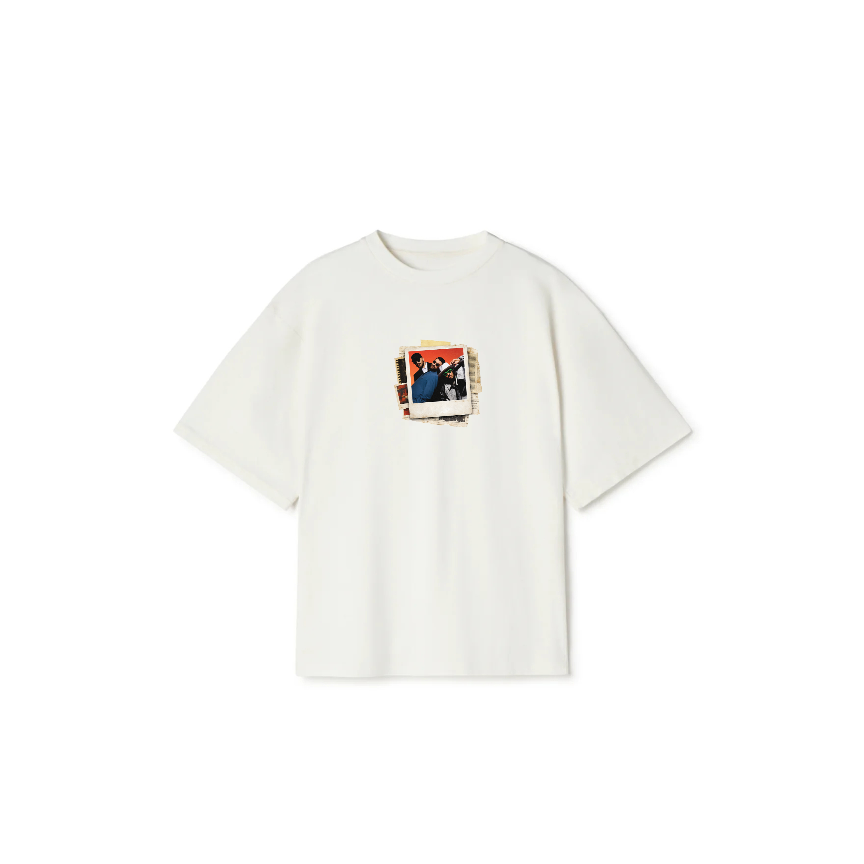 TRICOU ADULTI ALB - PRINT MIC