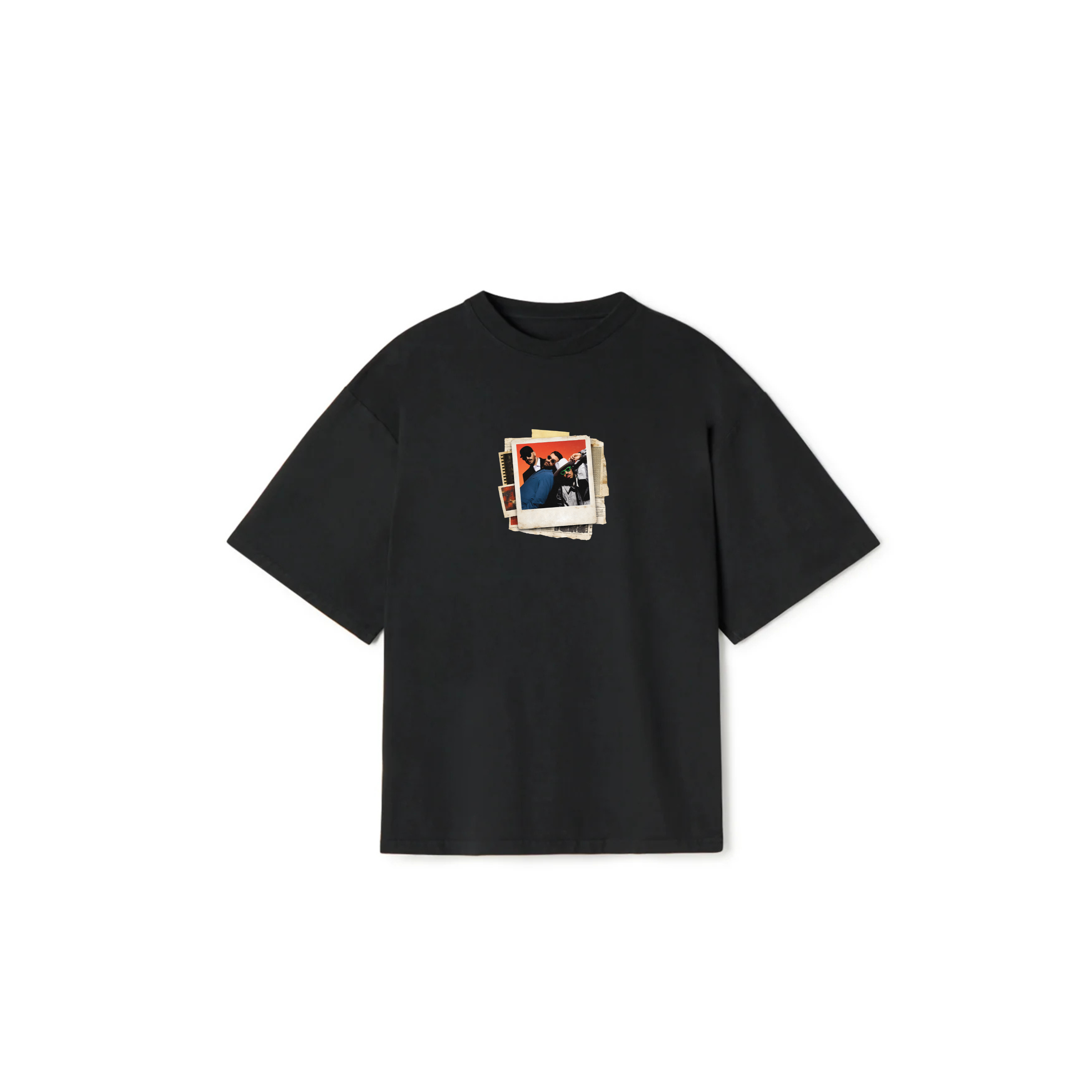 TRICOU ADULTI NEGRU - PRINT MIC